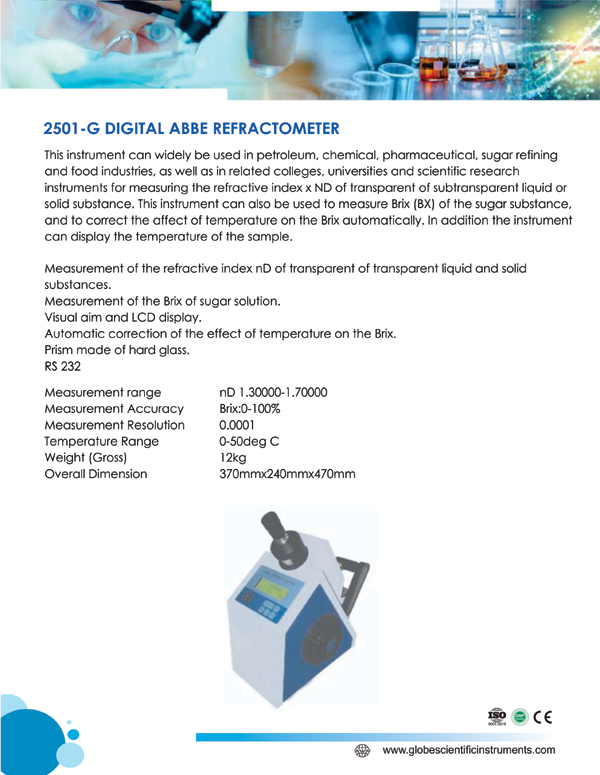 DIGITAL ABBE REFRACTOMETER 