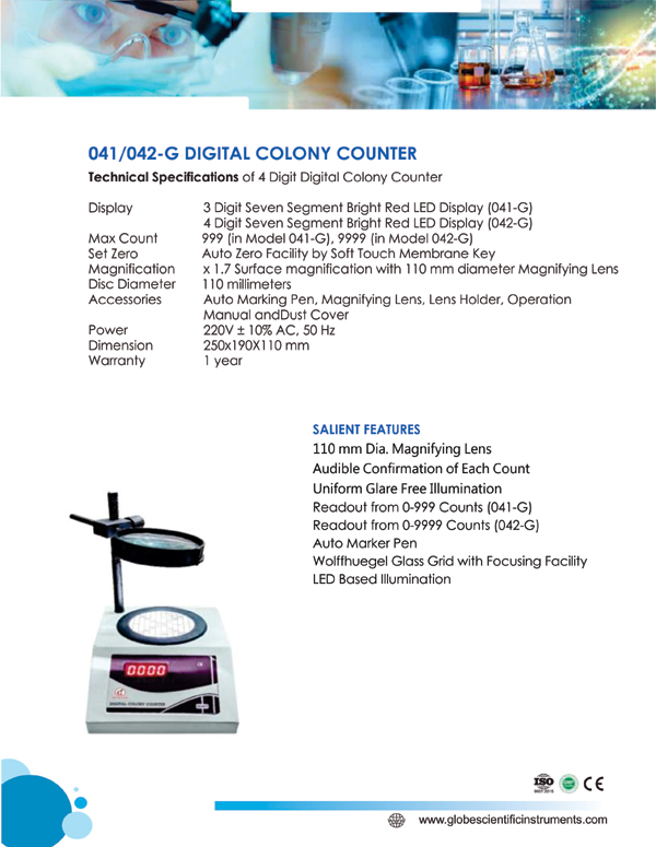 DIGITAL COLONY COUNTER 