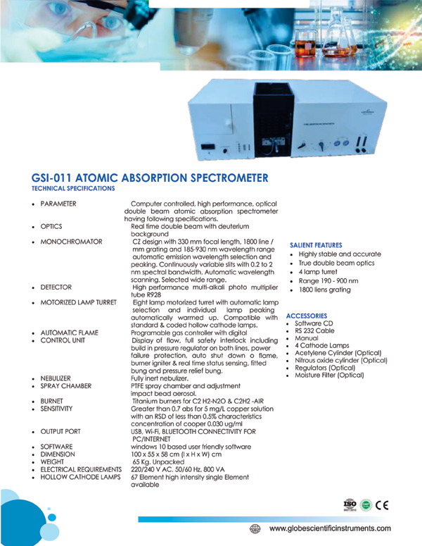 GSI-011-ATOMIC-ABSORPTION-S