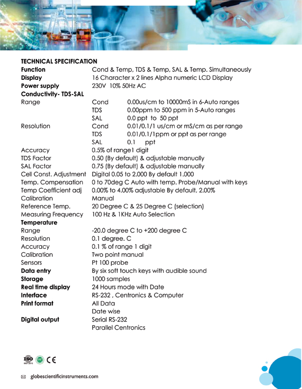 MICROPROCESSOR  COND-SALINITY TEMP 1