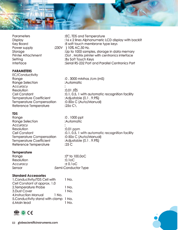 MICROPROCESSOR PH MV   TEMP METER 1