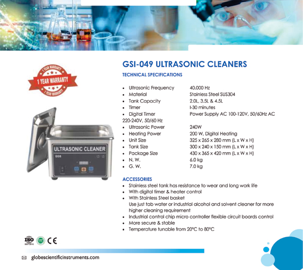 ULTRASONIC CLEANERS